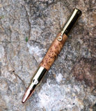 bird's eye maple bullet pen