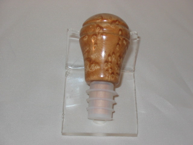 Birdseye Maple Wine Stopper