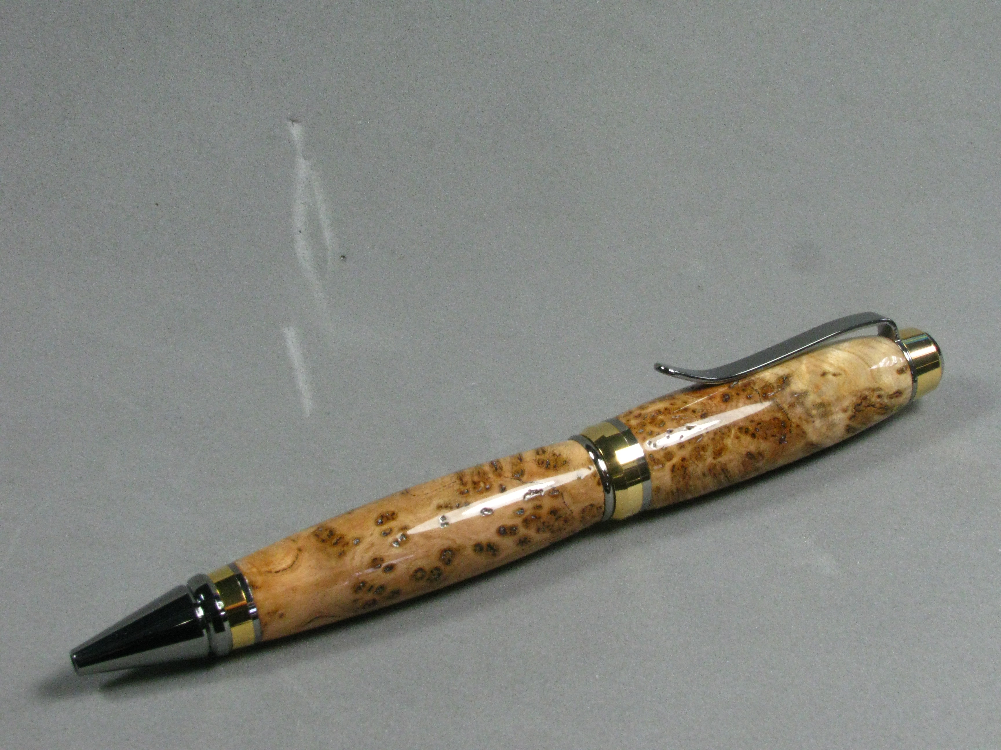 BL Cherry Birds Eye Burl Cigar w/ WTF Finish