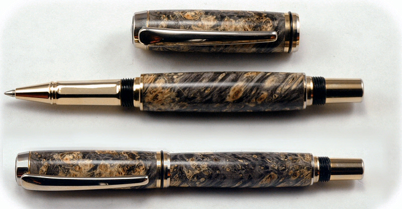 Black Boxelder Burl Baron Rollerball