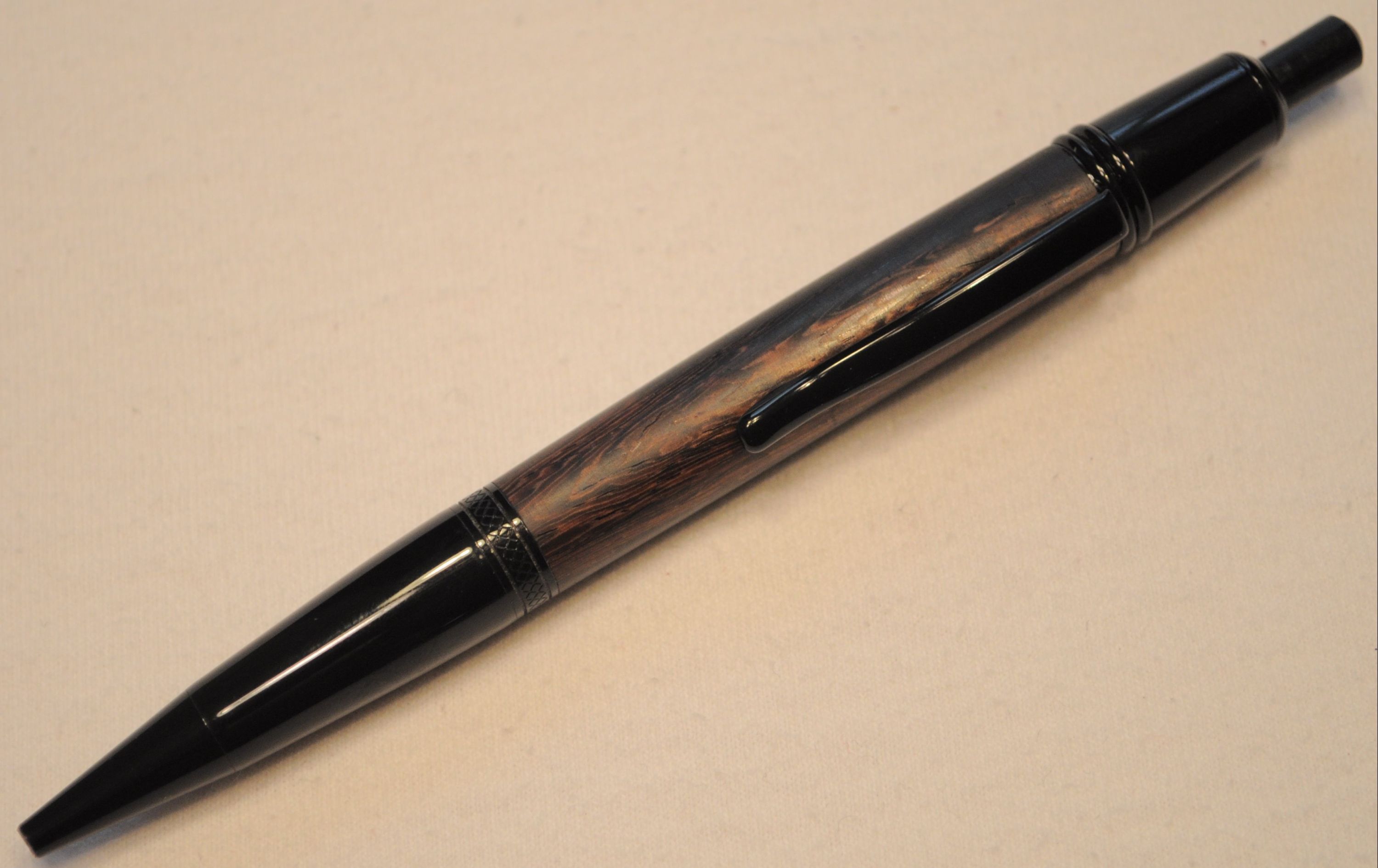 Black Chrome Click Sierra with African Blackwood (I Think?)