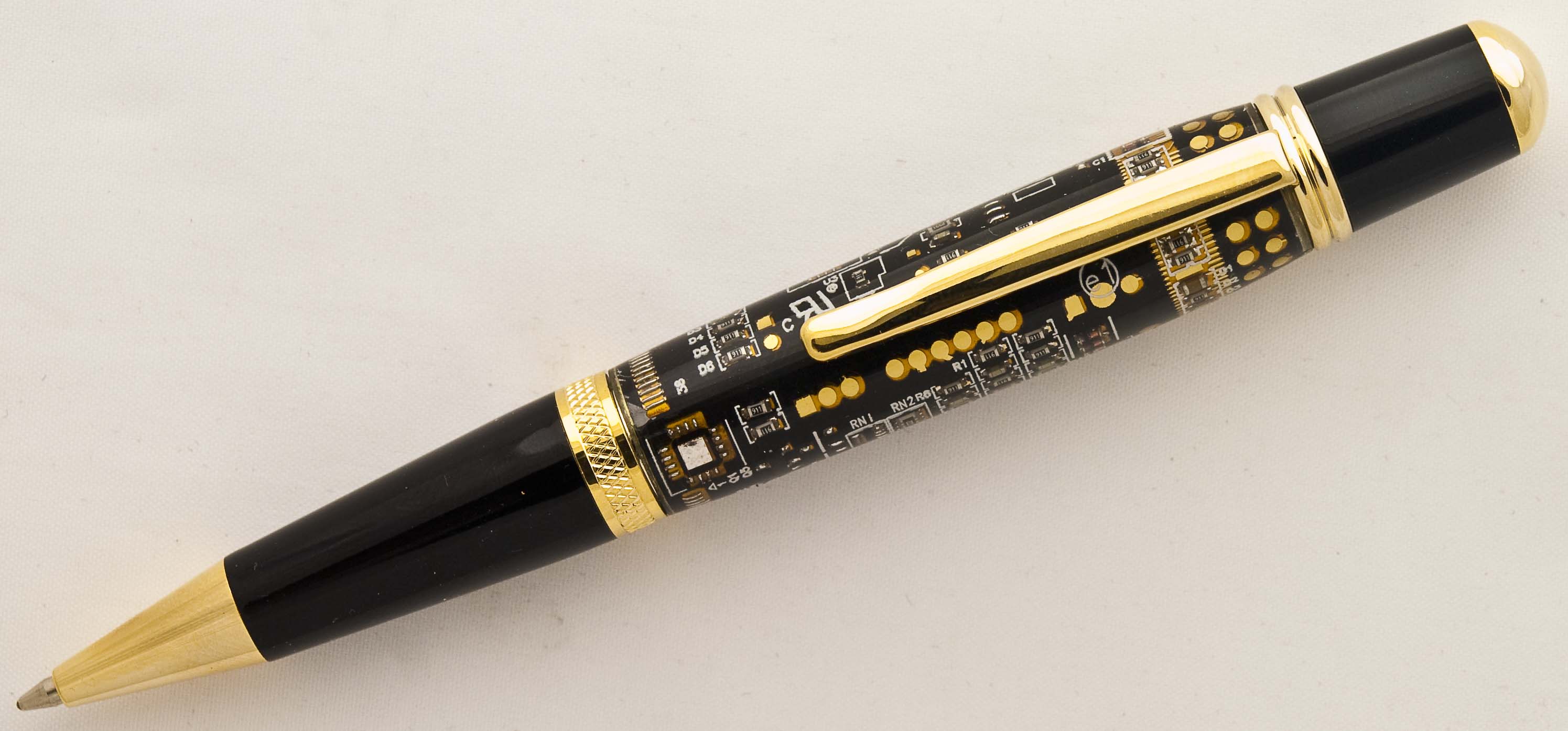 Black Circuit Board Pen