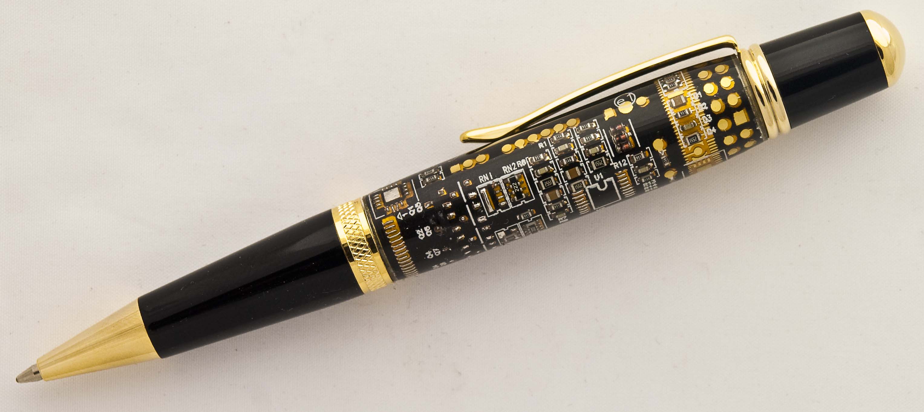 Black Circuit Board Pen