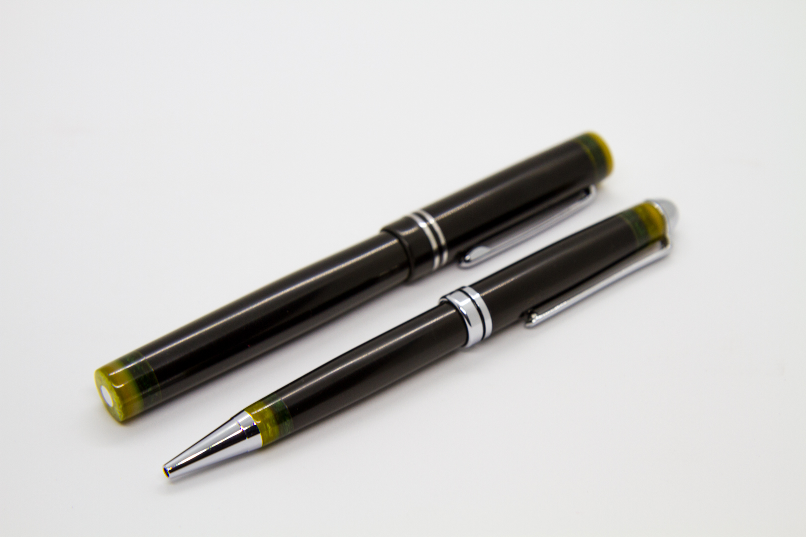 Black Ebonite and evergreen