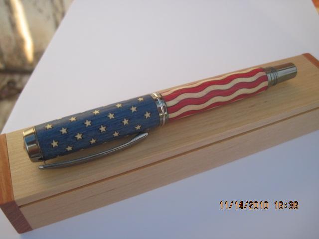 black ti JG roller with stars and stripes kit