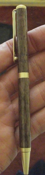 Black Walnut With Satin Gold