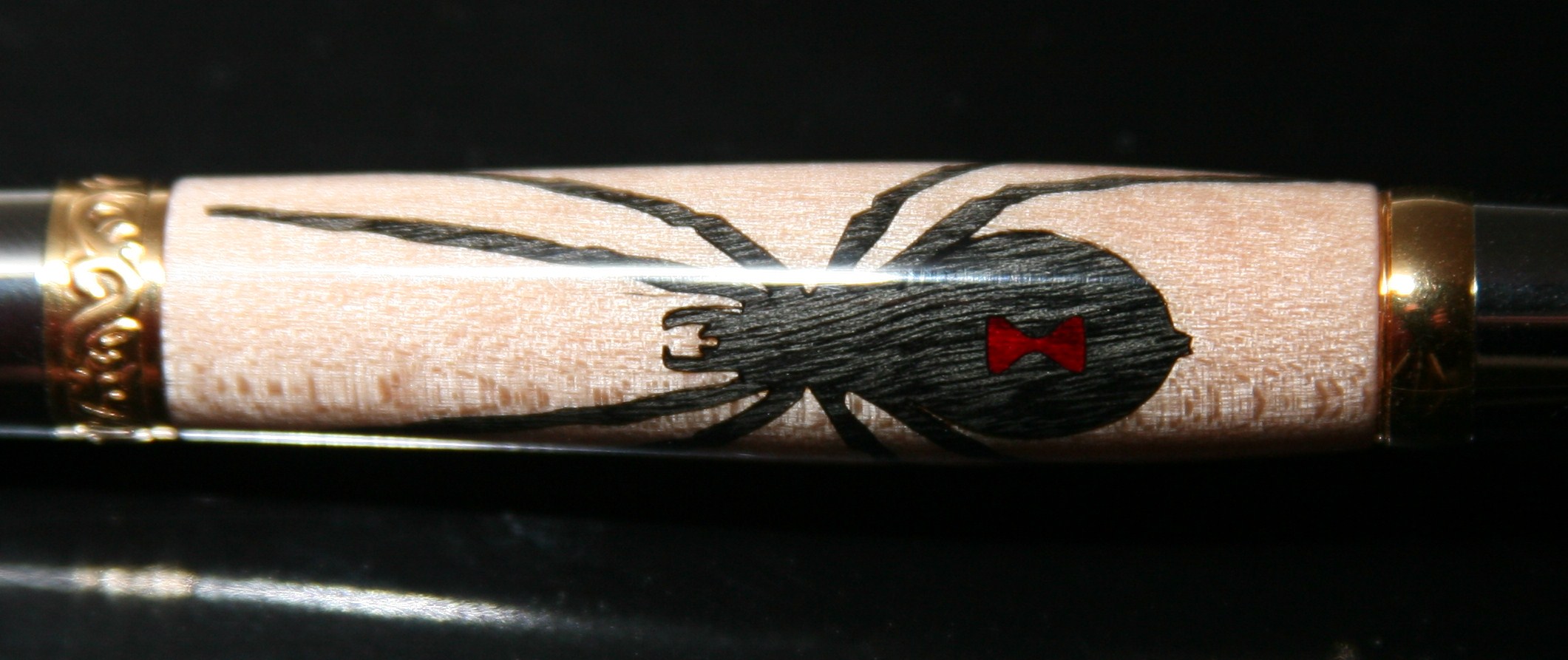 Black Widow Inlay kit Pen Sample