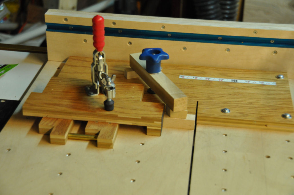 Blank Cutting Jig in Use