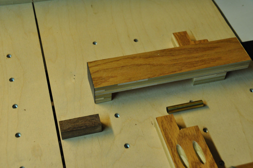 Blank cutting jig pieces