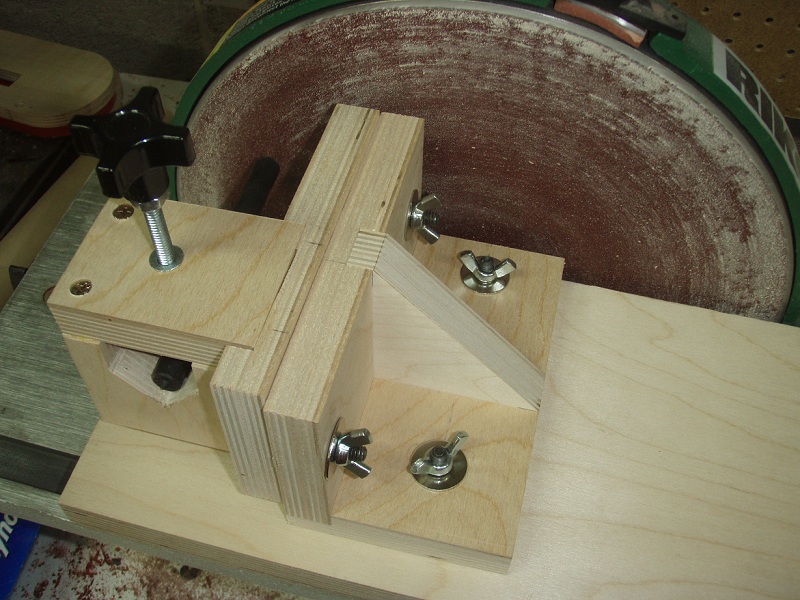 Blank sanding jig