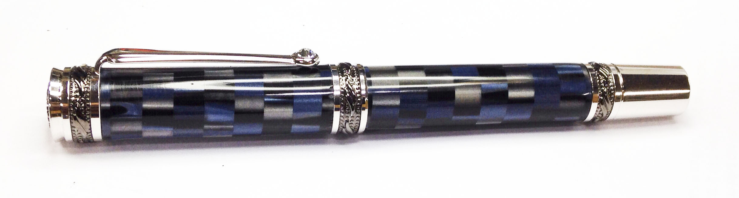 Blue Mosaic Majestic Fountain Pen