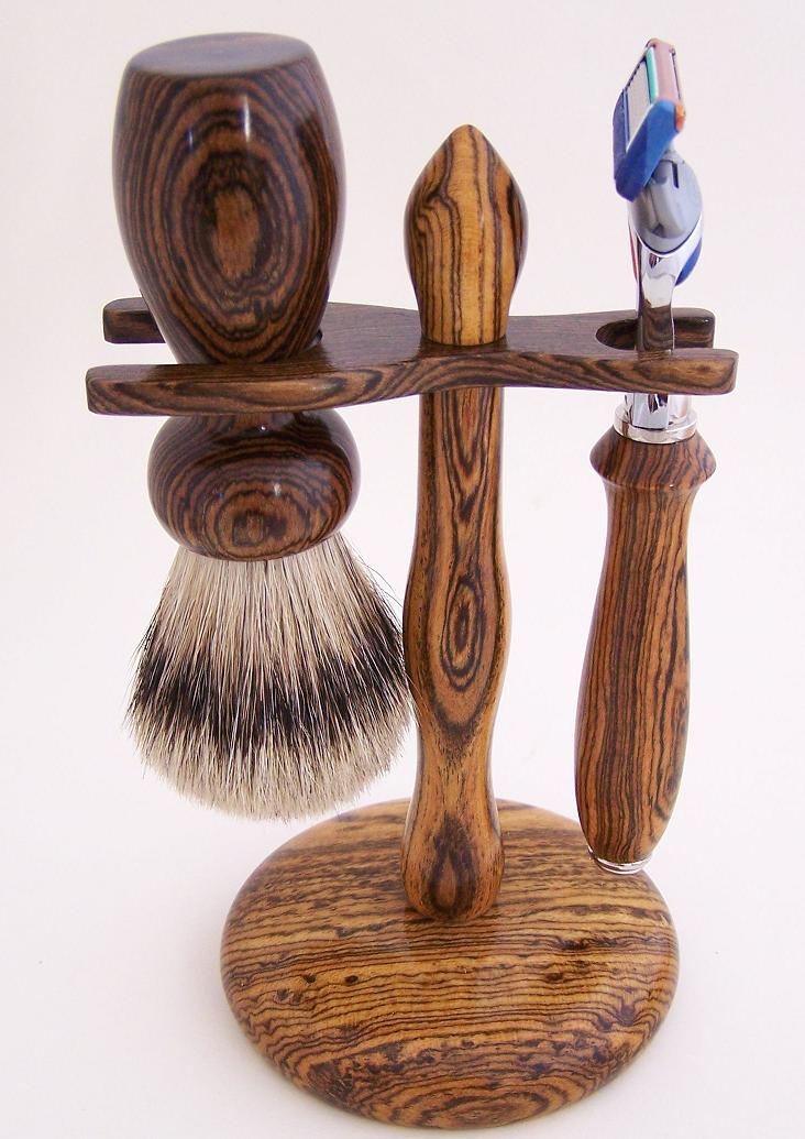 Bocote Shaving Set