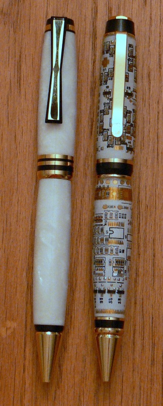 Bride & groom pens