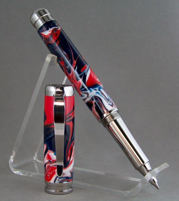 Brooks Red/White/Blue on Marksman Eagle Rollerball