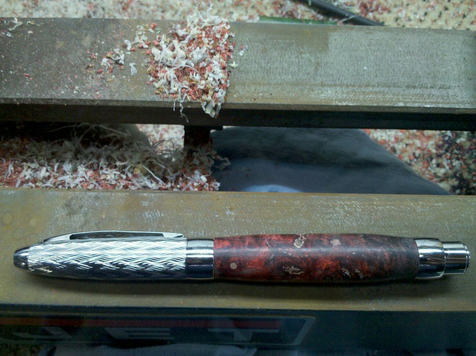 Buckeye Burl Red