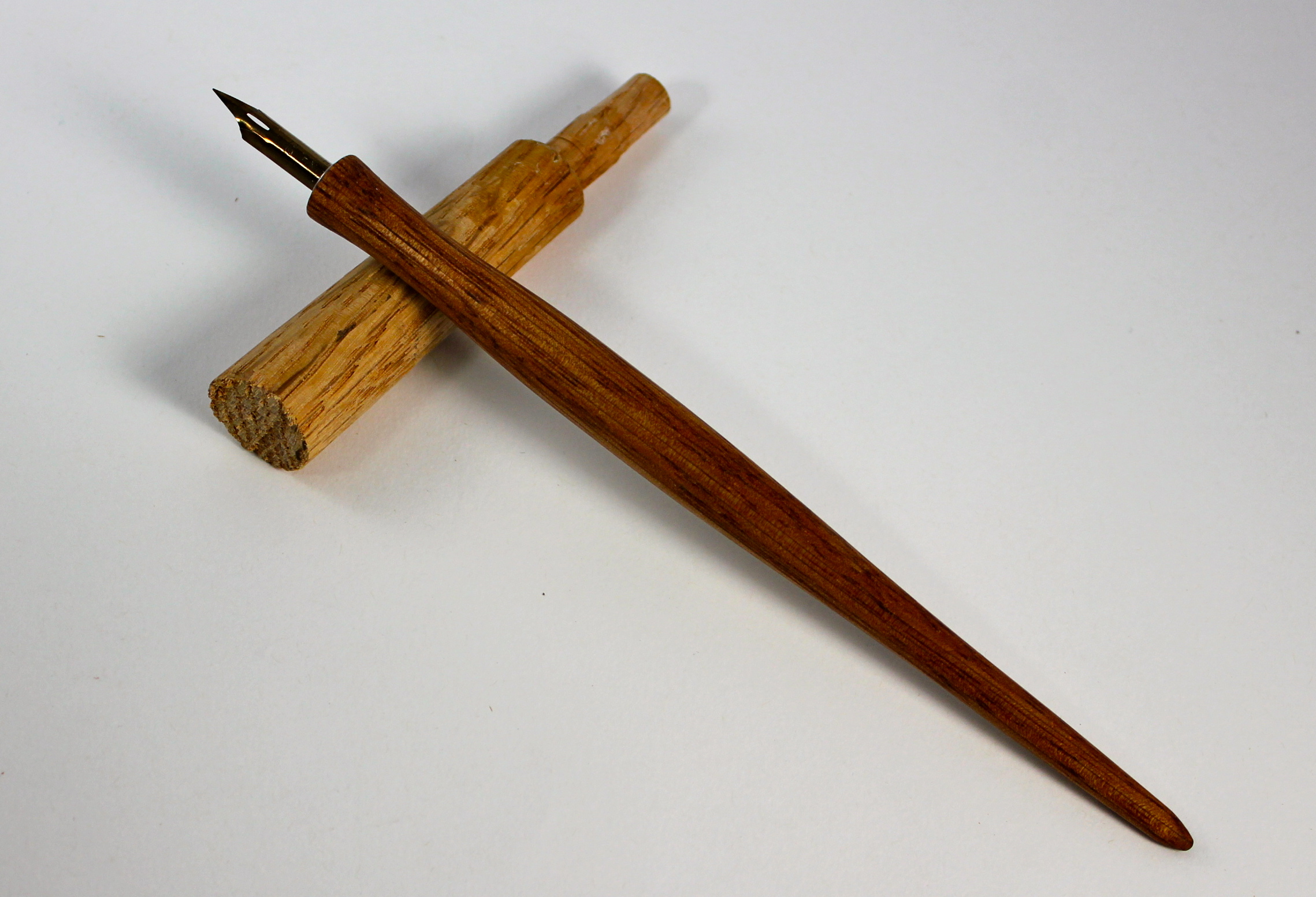 Calligraphy Pen - Oak Ballaster