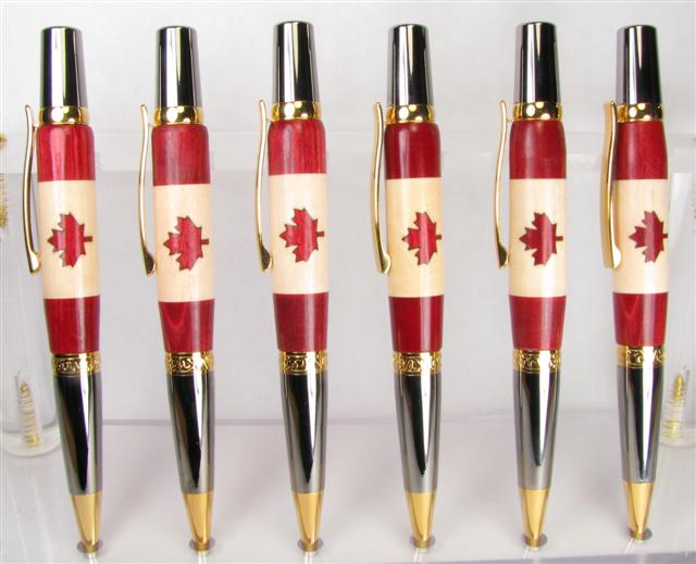 Canadian Flag Pens