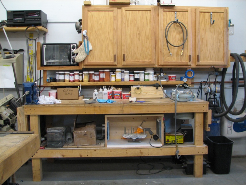 Casting, PC and finishing bench