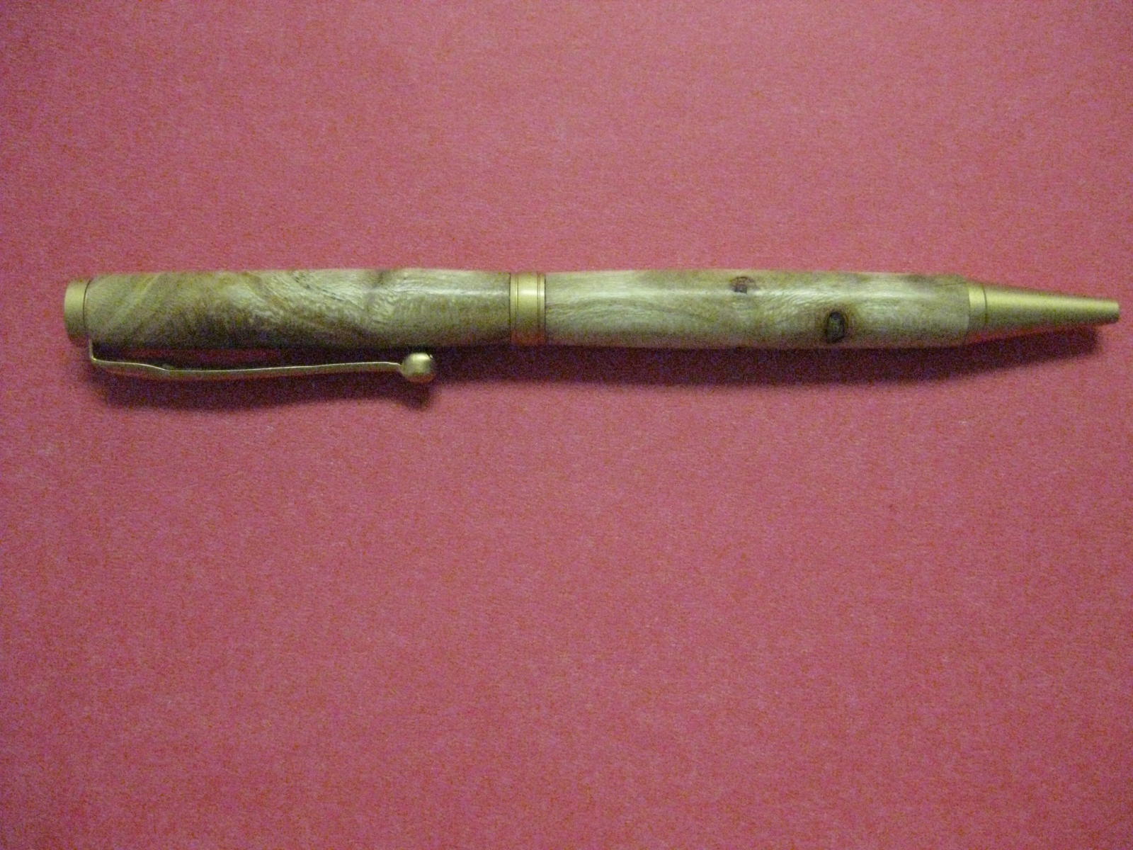 Cedar pen on gun metal