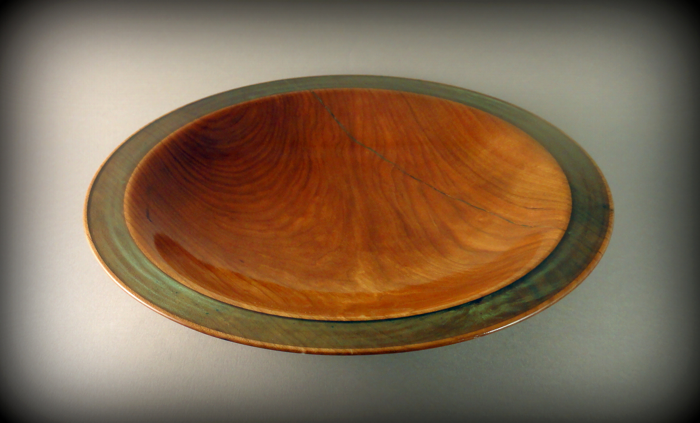 Cherry and Alumilite Bowl