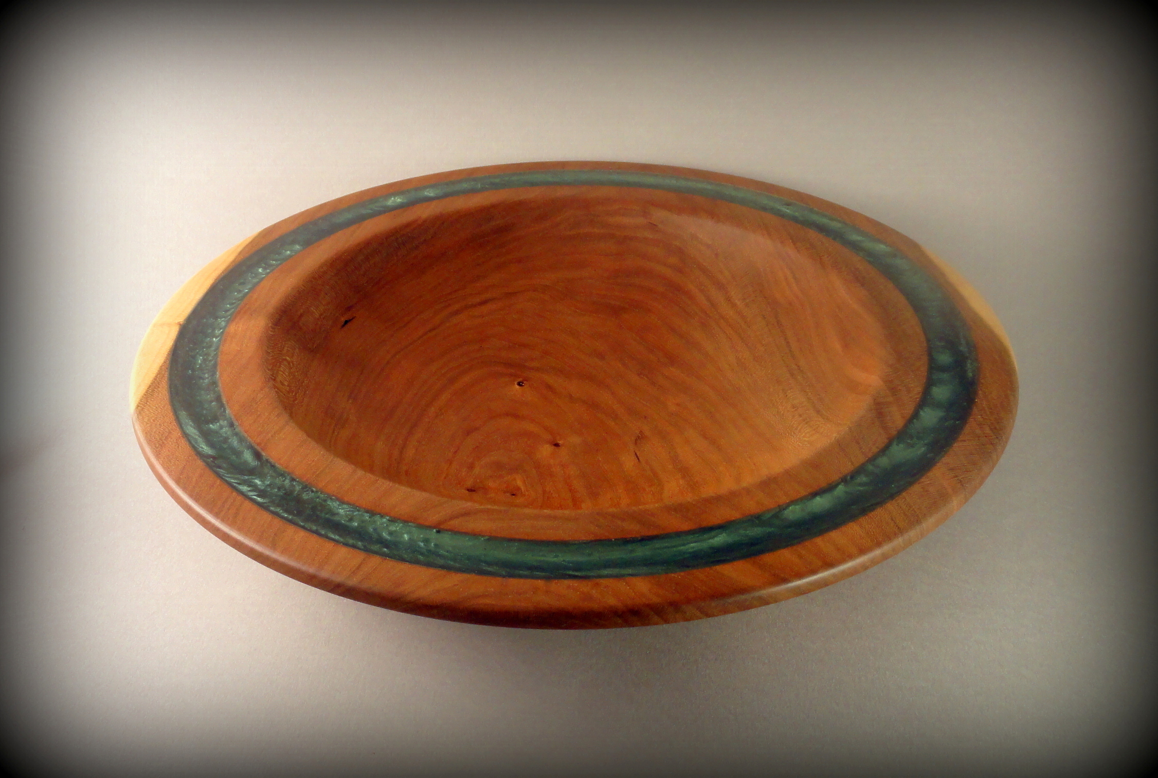 Cherry and Alumilite Bowl