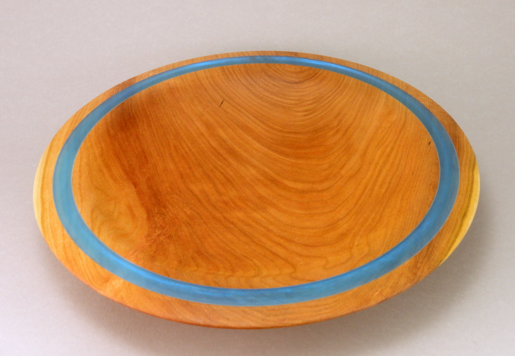 Cherry and Alumilite Platter