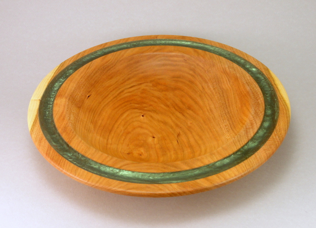 Cherry and Alumilite Platter