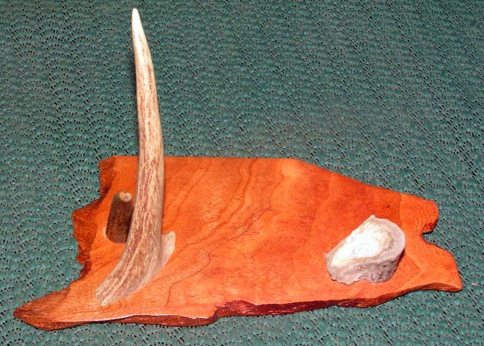 cherry and antler stand #2