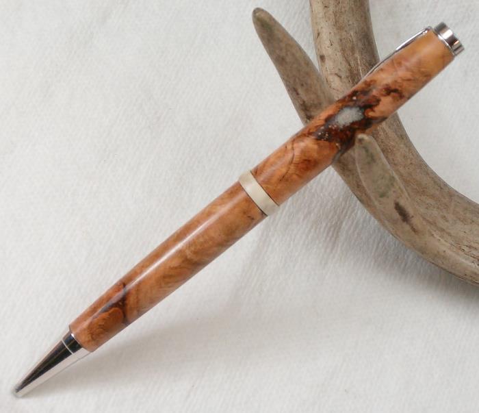 Cherry Burl with Antler Center Band