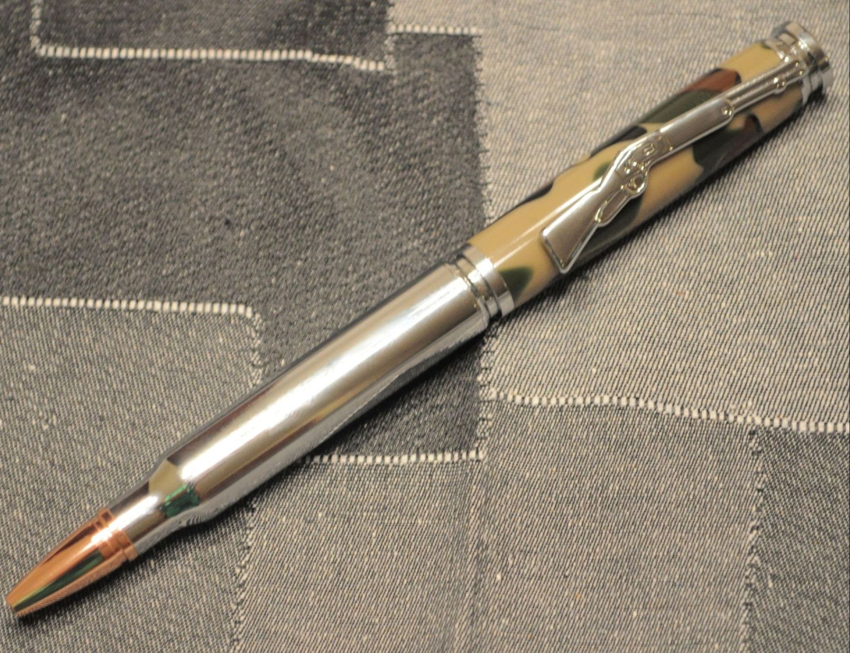 Chrome Cartridge Twist in Woodland Camo