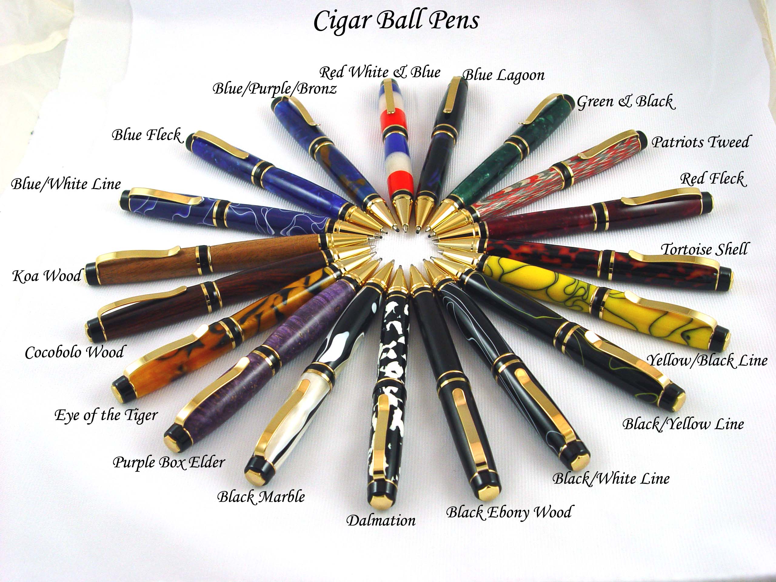 Cigar Ball pens