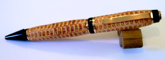 Cigar/ Corn cob with Copper and Back Chrome fittings