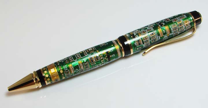 Cigar Gold Ti green computer Circuit Board