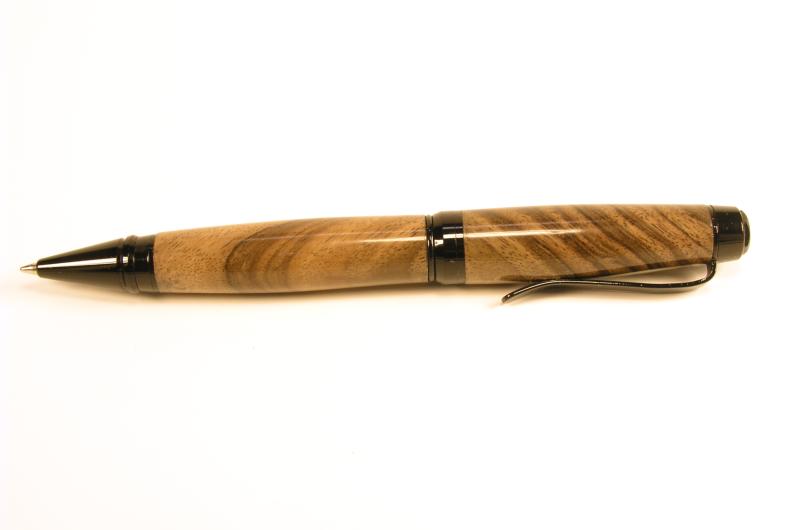 Cigar Pen - Black Titanium w/Black Walnut