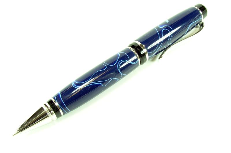 Cigar Pen - Blue Acrylic