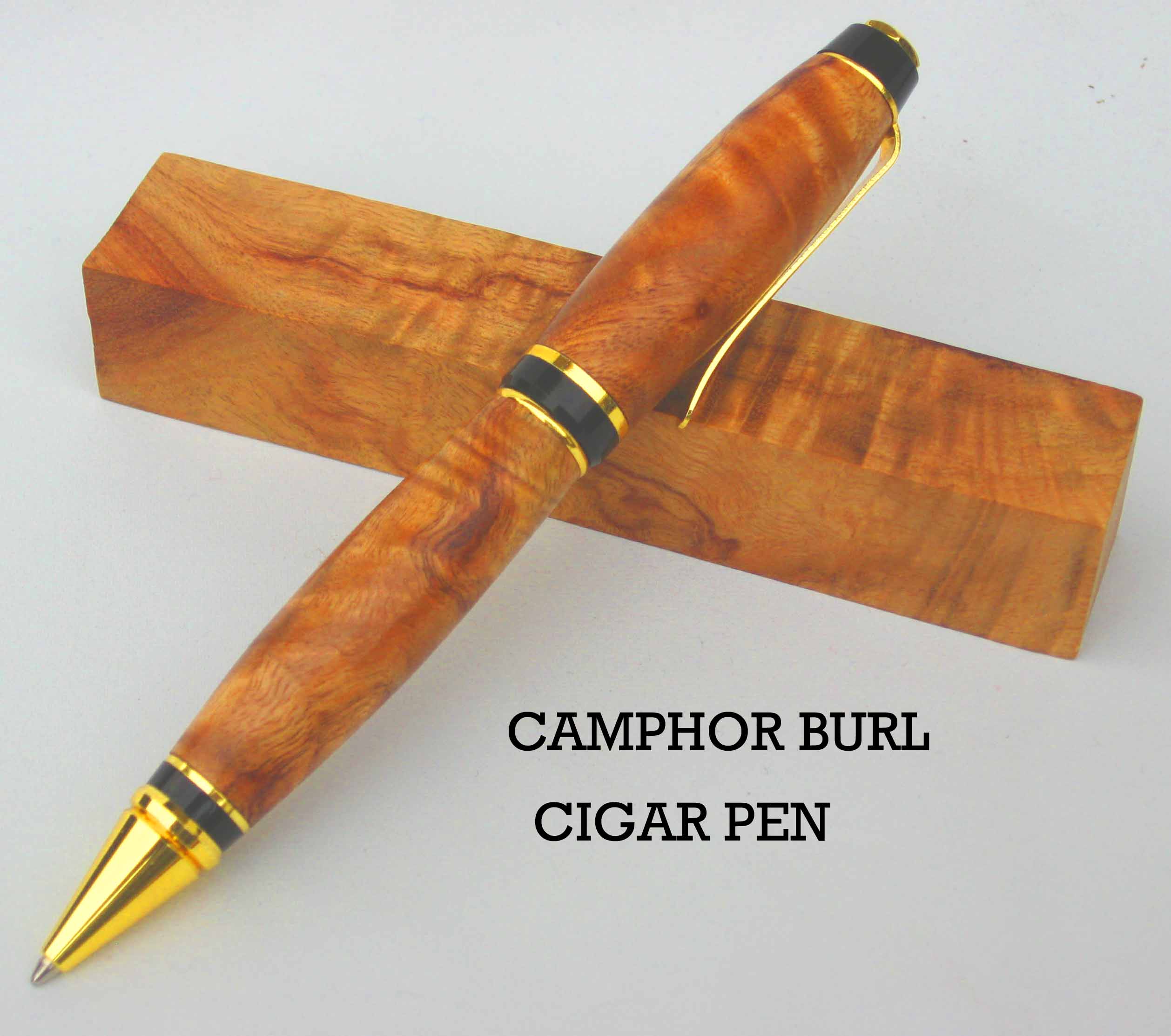 CIGAR PEN- CAMPHOR BURL