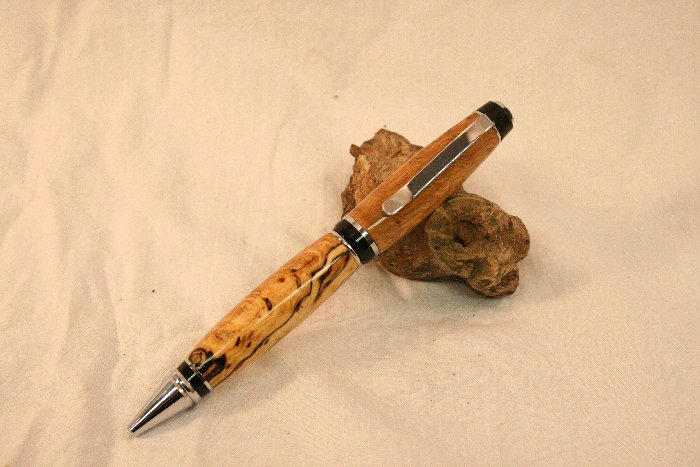 Cigar Pen in Spalted White Oak