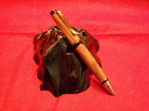 Cigar Pen turned from Olivewood