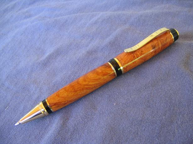 Cigar Pencil with Amboyna Burl