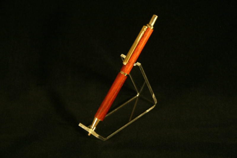 Click Pen - Gold - Bloodwood