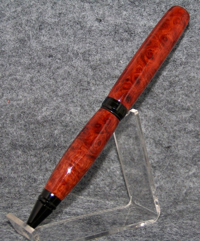 Closed end cigar Amboyna Burl