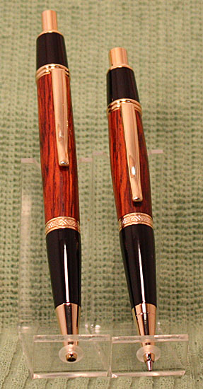 Cocobolo Wallstreet II Pen & Pencil Kit