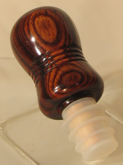 Cocobolo Wine Stopper