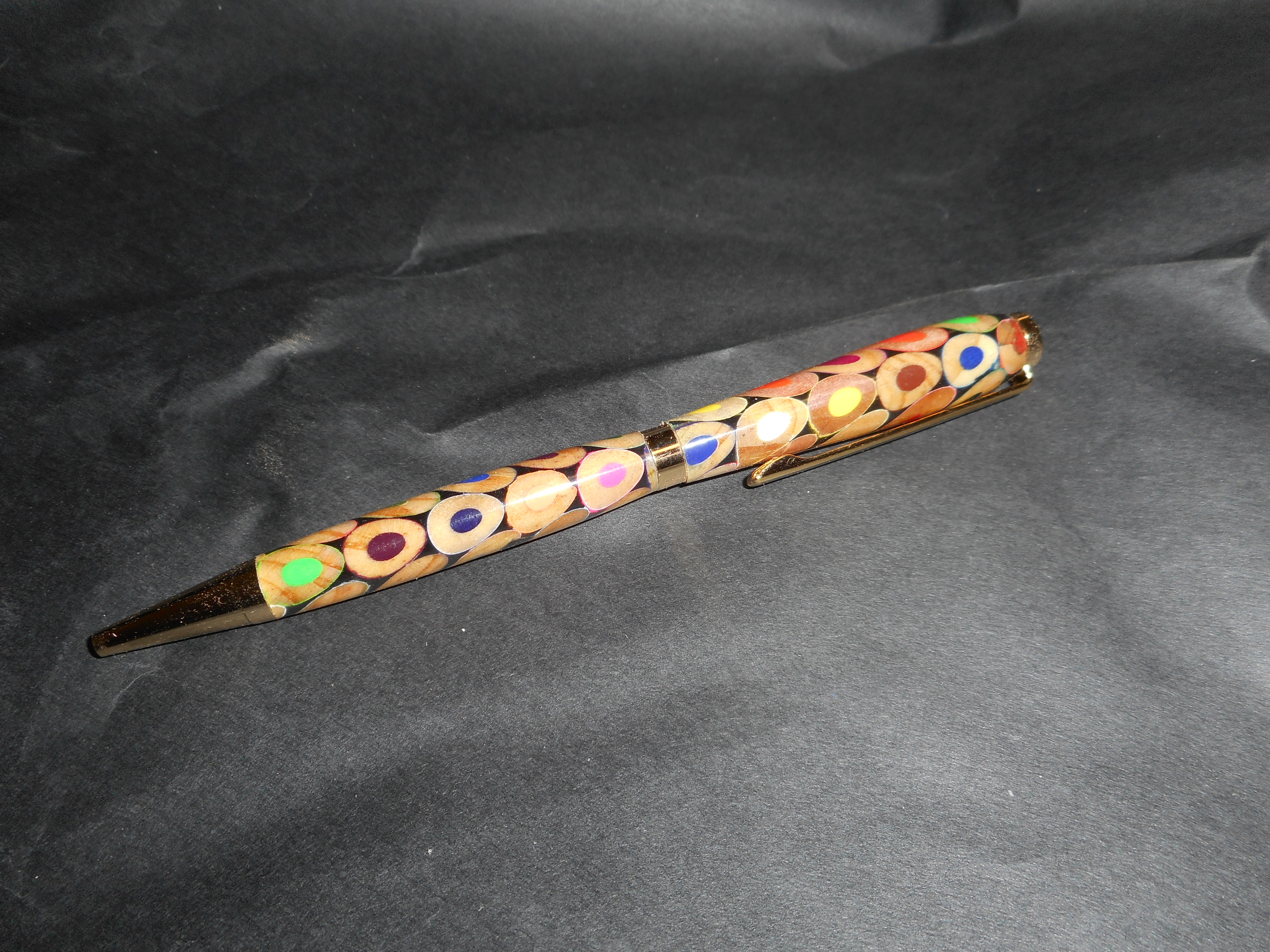Colored pencil..pen