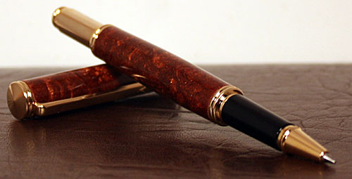 Copper Acrylic Artisan Rollerball