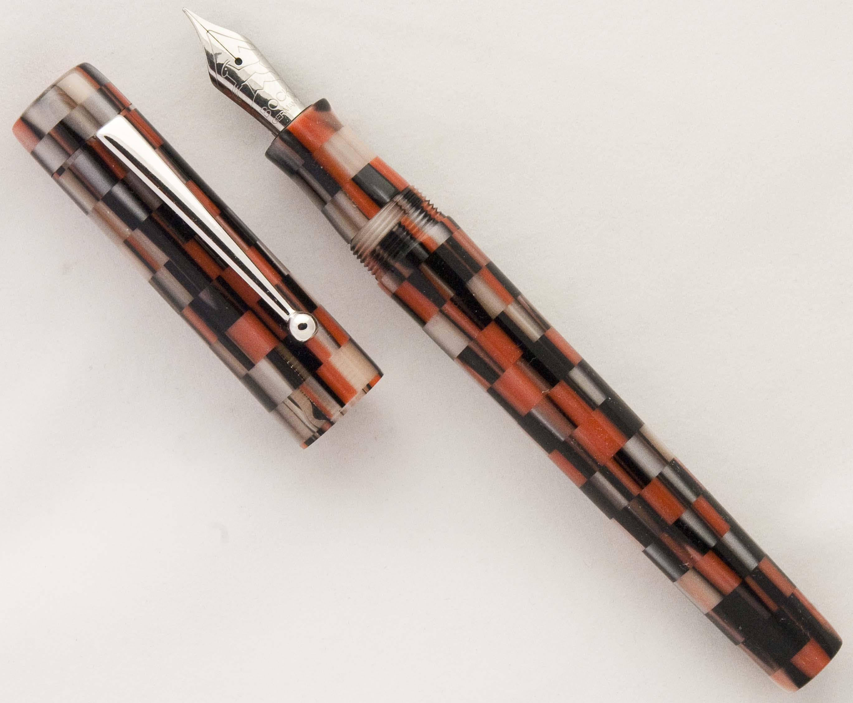 Coral Mosaic Kitless Fountain Pen