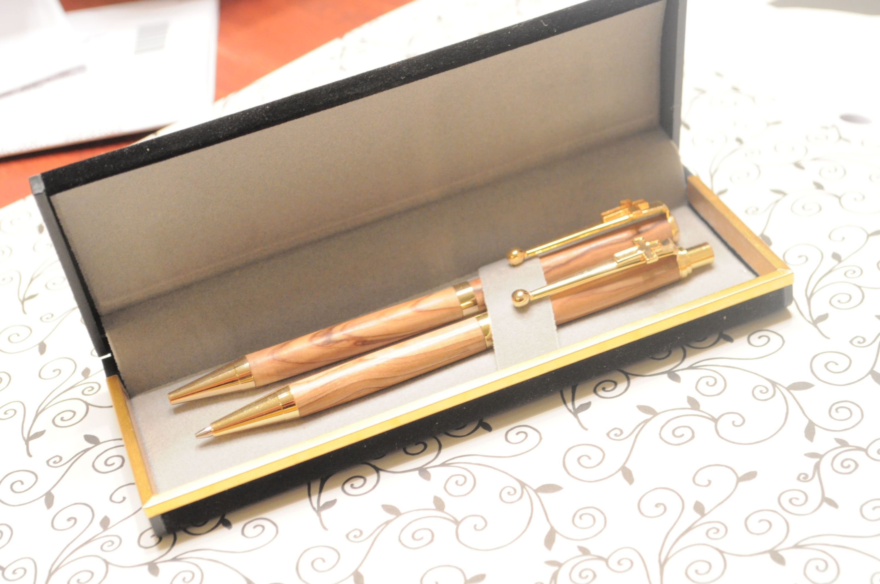 Cross Bethlehem Olivewood Pen and Pencil Set