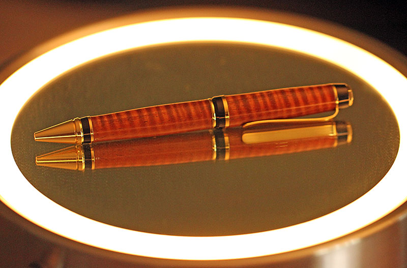 Curly Koa on Cigar pen