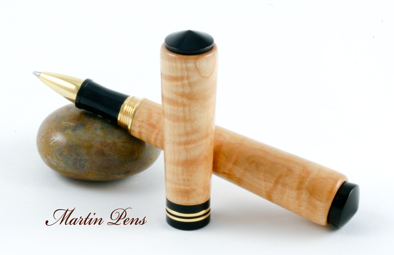 Curly Maple - Blackwood - Closed-End & Cap view01