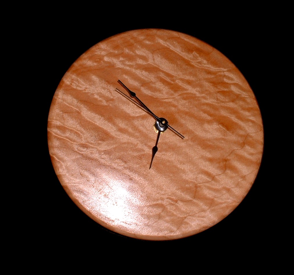 Curly Maple Clock